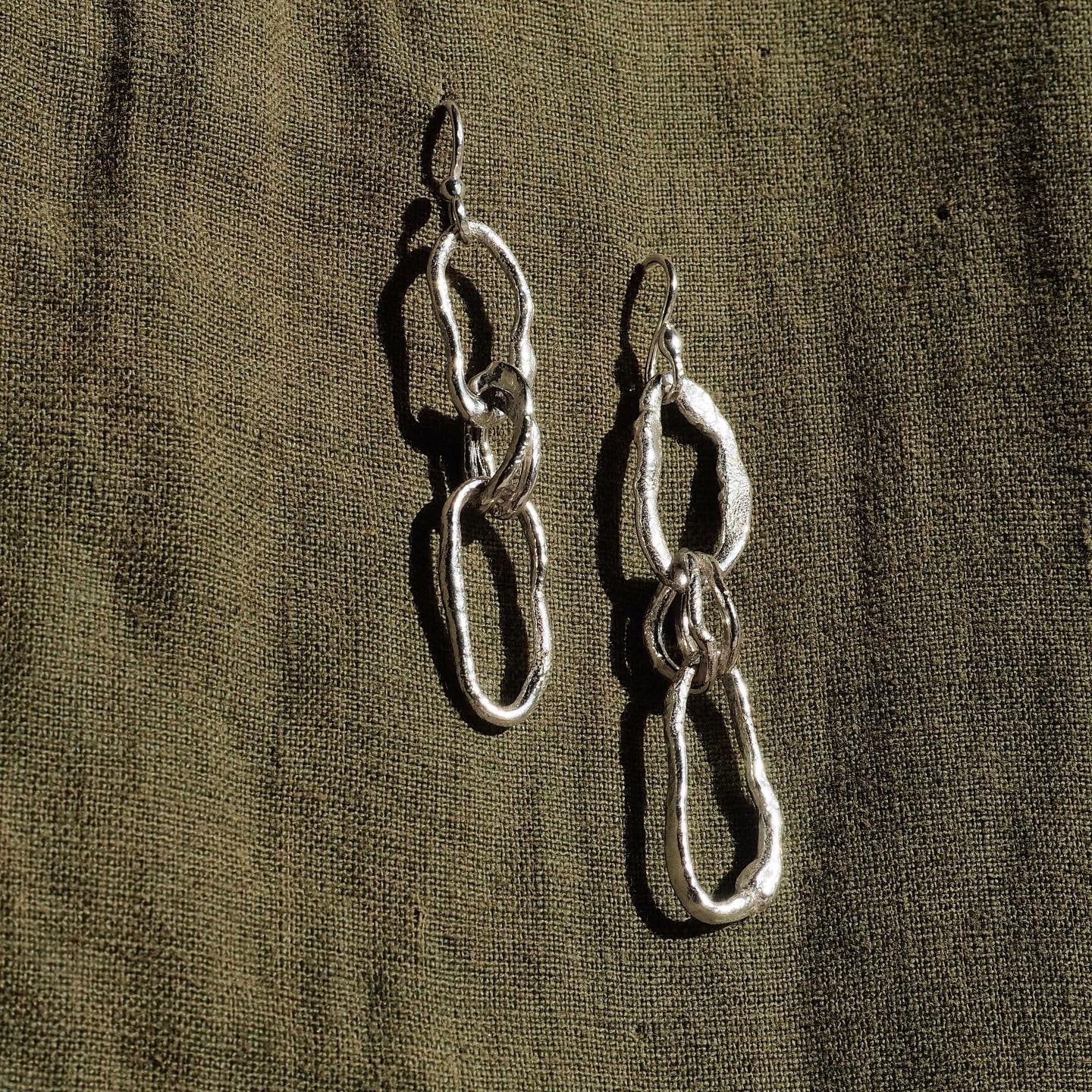 CHUNKY CHAIN LINK EARRINGS